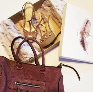 New Taupe Jessica Simpson Wedge Shoes